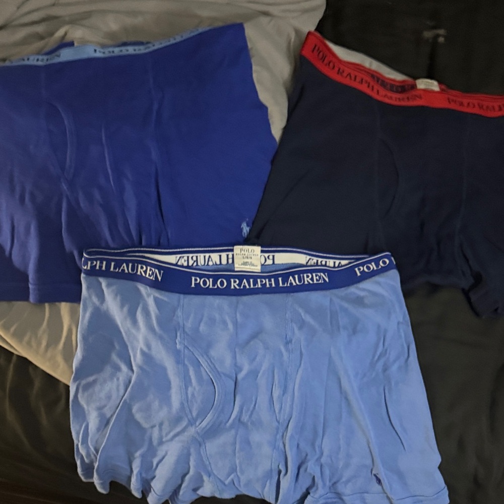 Polo by Ralph Lauren Men's Boxer Briefs - Royal Blue, Light Blue, and Navy